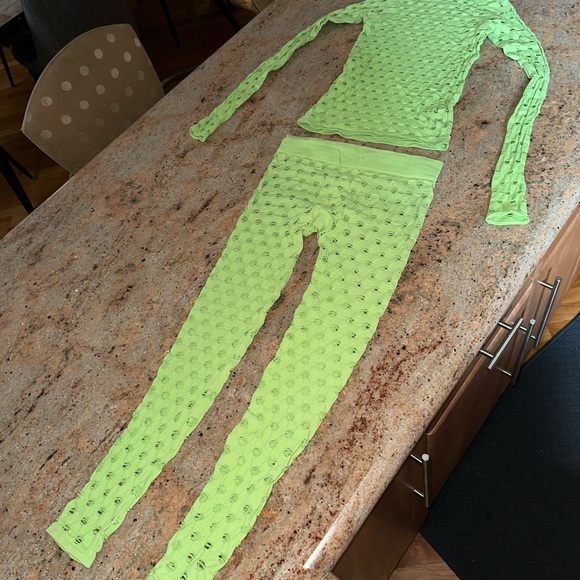 Maisie Wilen 2 Piece Nylon/Lycra FishNet Outfit😻😻😻😻😻😻😻😻 - Picture 3 of 16